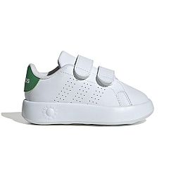 ADIDAS Detská obuv Advantage bielo-zelená UK 4C EU 20