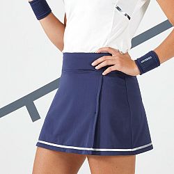 ARTENGO Dámska tenisová sukňa Dry Soft 500 námornícka modrá XL