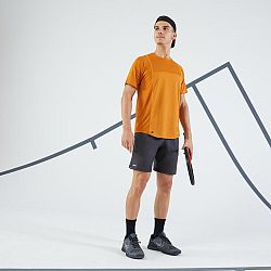 ARTENGO Pánske tenisové tričko s krátkym rukávom Dry Gaël Monfils okrové okrová 2XL