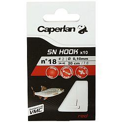 CAPERLAN Montované rybárske háčiky SN Hook červené 24