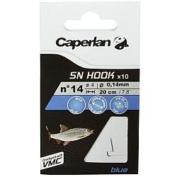 CAPERLAN Montované rybárske háčiky SN Hook modré 14