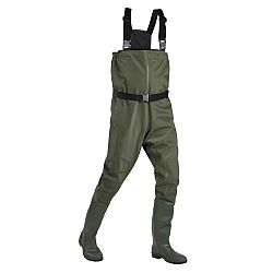 CAPERLAN Rybárske brodiace nohavice 100 PVC khaki M (40-41)