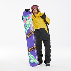 DREAMSCAPE Pánska snowboardová bunda 100 žltá okrová S