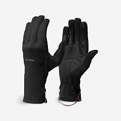 FORCLAZ Strečové dotykové rukavice MT500 na horskú turistiku čierne L