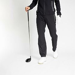 INESIS Pánske golfové nohavice do dažďa RW500 čierne 2XL (L34)