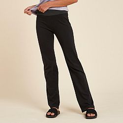 KIMJALY Dámske nohavice na jogu čierno-sivé čierna S (W28 L31)