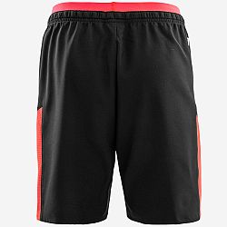 KIPSTA Detské futbalové šortky Viralto Axton čierno-ružové čierna 10-11 r (141-150 cm)