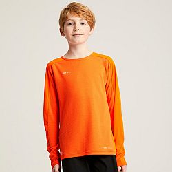 KIPSTA Detský futbalový dres s dlhým rukávom Viralto Club oranžový oranžová 5-6 r (113-122 cm)