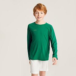 KIPSTA Detský futbalový dres s dlhým rukávom Viralto Club zelený 14-15 r (161-172 cm)
