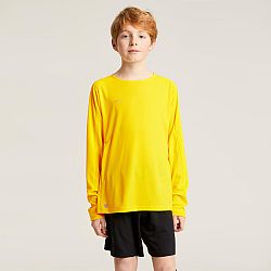 KIPSTA Detský futbalový dres s dlhým rukávom Viralto Club žltý žltá 5-6 r (113-122 cm)