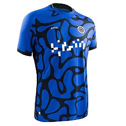 KIPSTA Futbalový dres VIRALTO II s krátkym rukávom modro-čierny modrá M