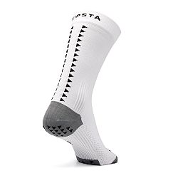 KIPSTA Krátke protišmykové futbalové ponožky VIRALTO II MiD biele 45-46