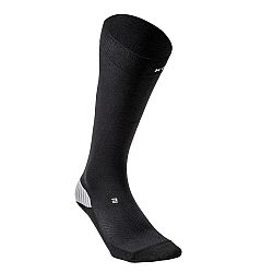 KOROK Spodné ponožky pre dospelých FH500 na pozemný hokej čierne 35-38