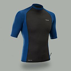 OLAIAN Pánske lykrovo-neoprénové termo tričko s UV ochranou na surf s krátkym rukávom modrá M
