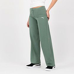 PUMA Dámske nohavice na cvičenie zelené zelená M
