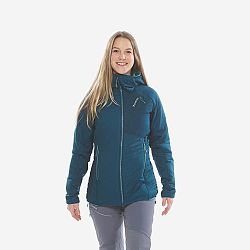 SIMOND Dámska horolezecká bunda Alpinism zo syntetickej vaty tmavozelená tyrkysová XL