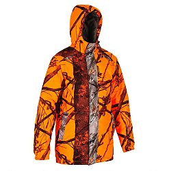 SOLOGNAC Hrejivá poľovnícka bunda 100 reflexná oranžová S