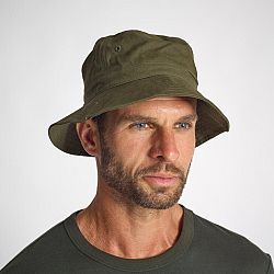 SOLOGNAC Poľovnícky klobúk Steppe 100 zelený khaki 58 cm