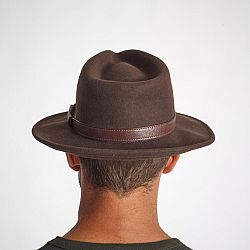 SOLOGNAC Poľovnícky plstený klobúk hnedý hnedá 60 cm