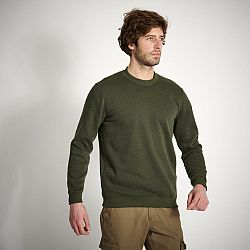 SOLOGNAC Poľovnícky sveter zelený 100 khaki M