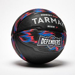 TARMAK Basketbalová lopta veľkosti 7 - R500 čierno-červeno-modrá