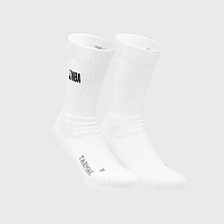 TARMAK Basketbalové ponožky NBA SO900 biele unisex 2 páry biela 39-41