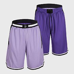 TARMAK Basketbalové šortky SH500 obojstranné unisex fialové fialová L