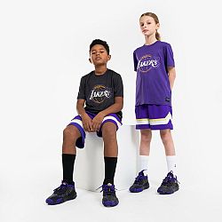 TARMAK Detská basketbalová nízka obuv Fast 900 NBA Lakers čierna 37