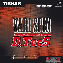 TIBHAR Poťah na stolnotenisovú pálku Vari Spin D. Tecs 1,8 mm červený