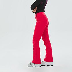 WEDZE Dámske lyžiarske nohavice Slim 500 červené 2XL