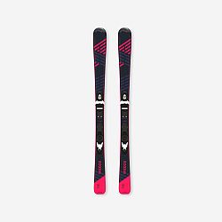 WEDZE Detské zjazdové lyže Boost 500 s viazaním modro-ružové modrá 130 cm