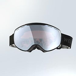 WEDZE Lyžiarske a snowboardové okuliare G900 S1 do zlého počasia čierne S